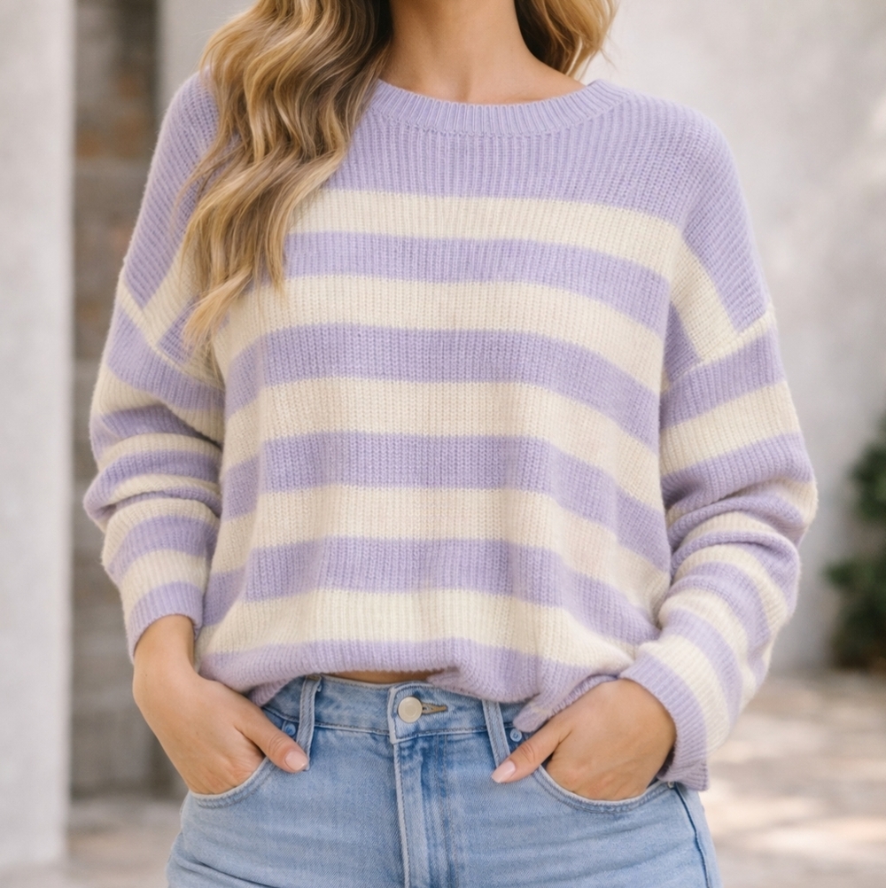 Sincerly Jules‎ Soft Cropped Sweater Size Medium